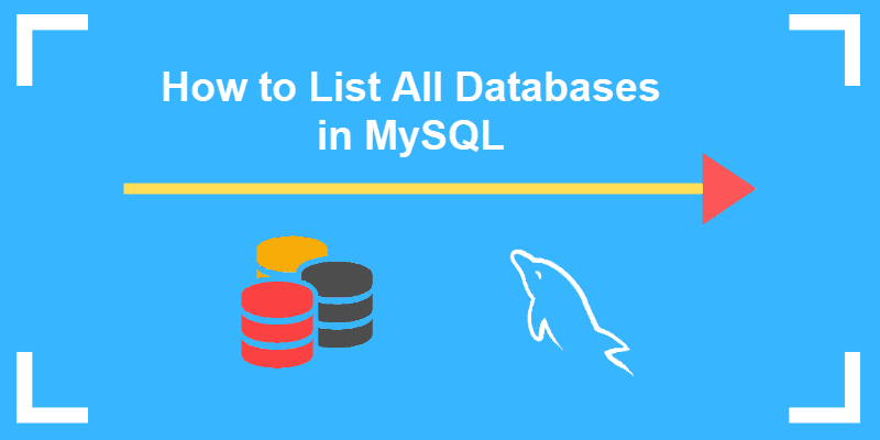 mysql list databases command line