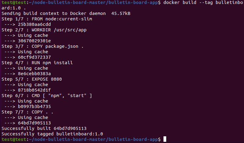 Using the docker build command to get a more detailed output to resolve "cannot connect to the docker daemon" error.