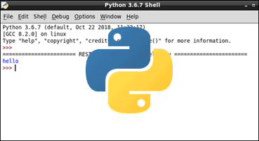 IDLE Python, an integrated development environment for learning