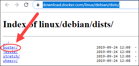download deb package to install docker on debian buster