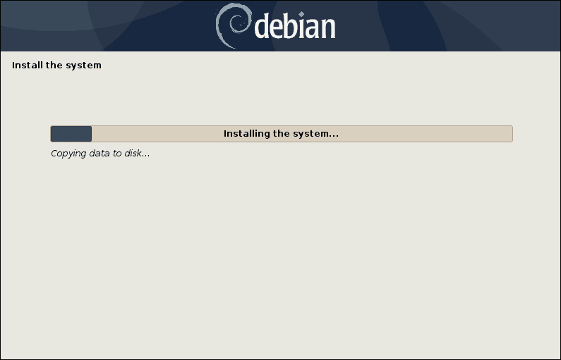 install debian