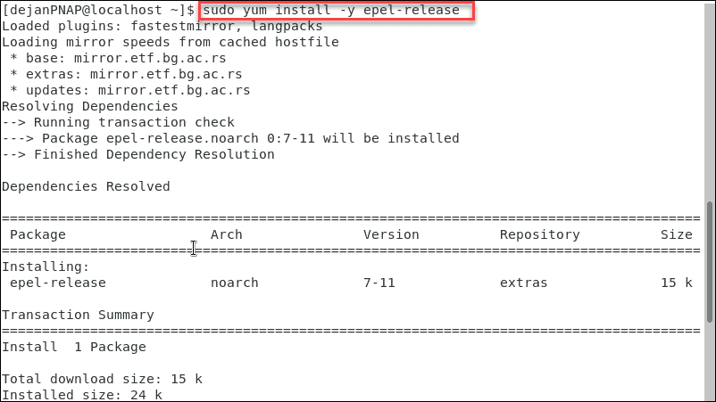 install nginx on rhel 7