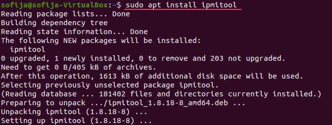 example of installing impi tool on ubuntu