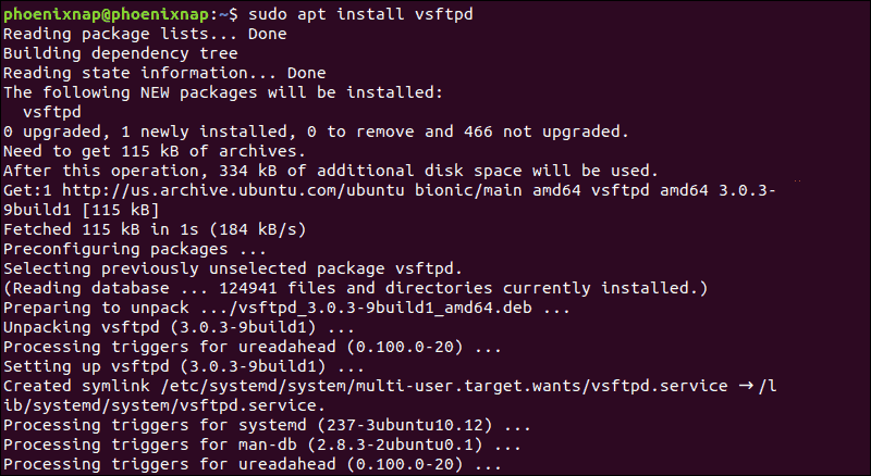 How To Install and Configure FTP Server on Ubuntu