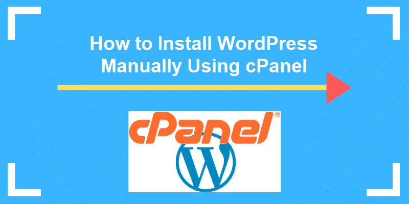 install wordpress manually using cpanel