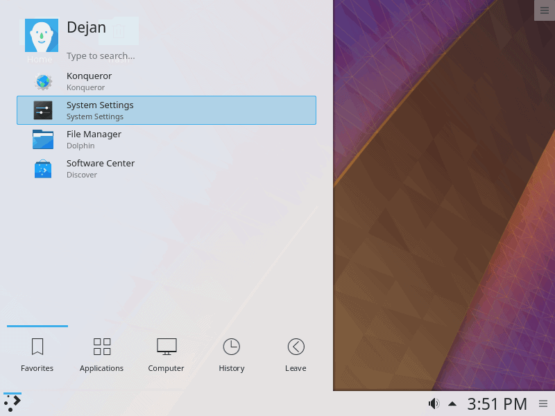 system settings kde on Ubuntu