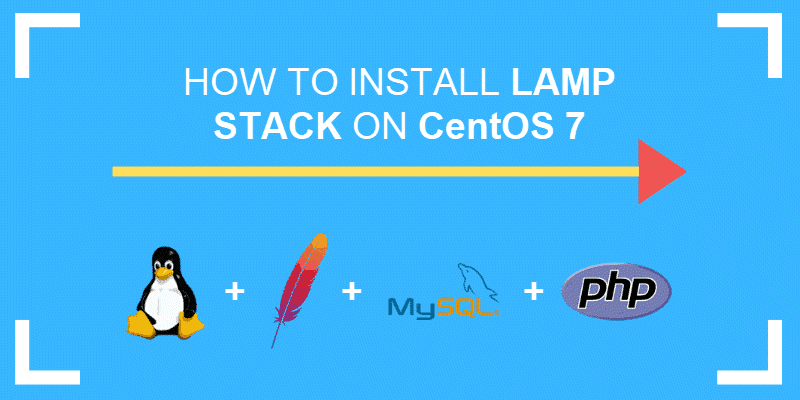 how to install lamp stack on centos
