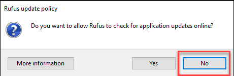 Updating the Rufus utlity.