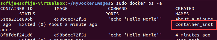 A command to list all Docker containers on system.