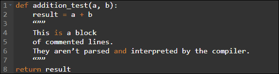 how to have multi-line comments in python