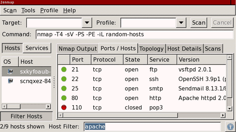 lansweeper scanning ports