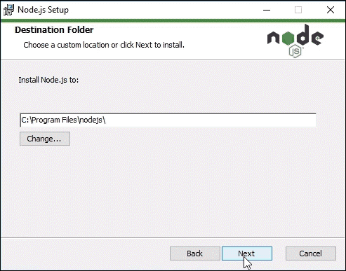 windows update node js