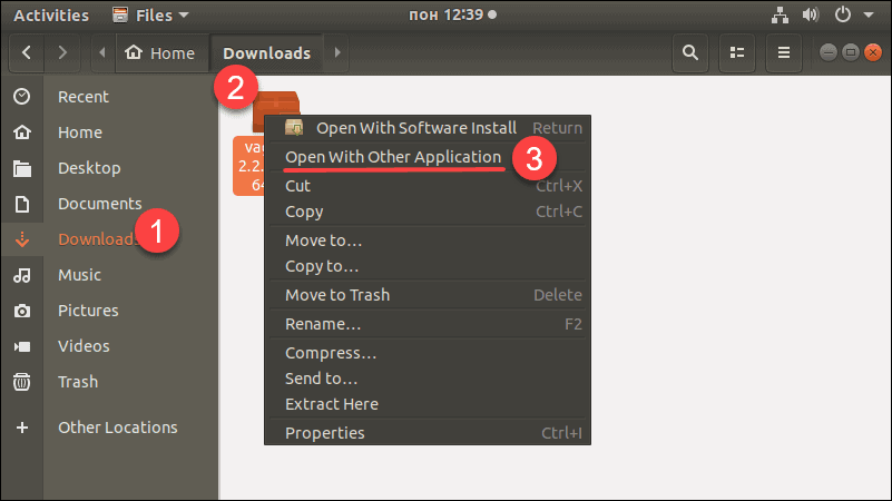 deb file installer application