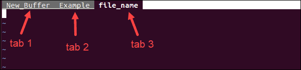 Open files as tabs in Vim.