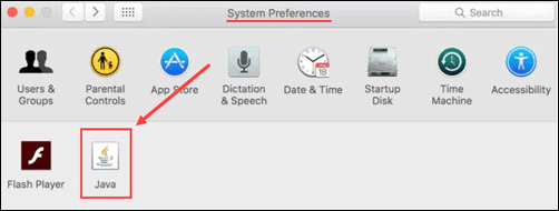Opening the Java control panel on Mac os