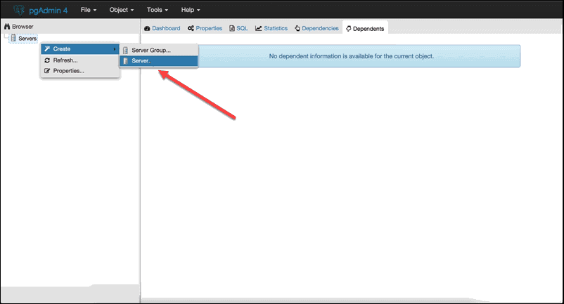 How to access postgre using PGAdmin 3.