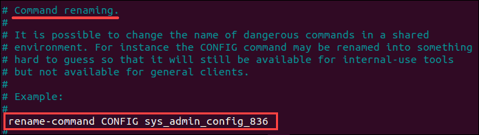 Rename commands in Redis.