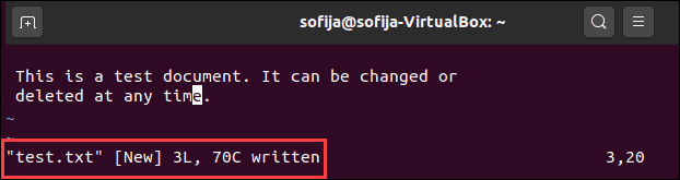 Save Changes Vi Command