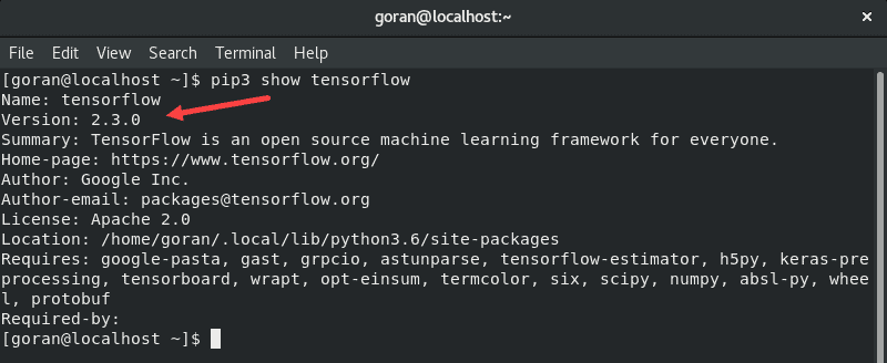 How to Install Keras on Linux With Tensorflow Backend