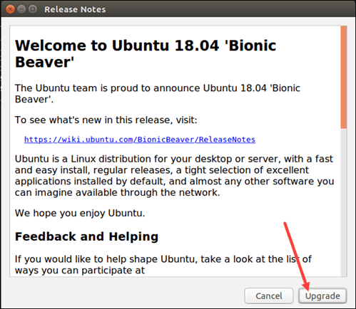 Ubuntu 18.04 release notes. 