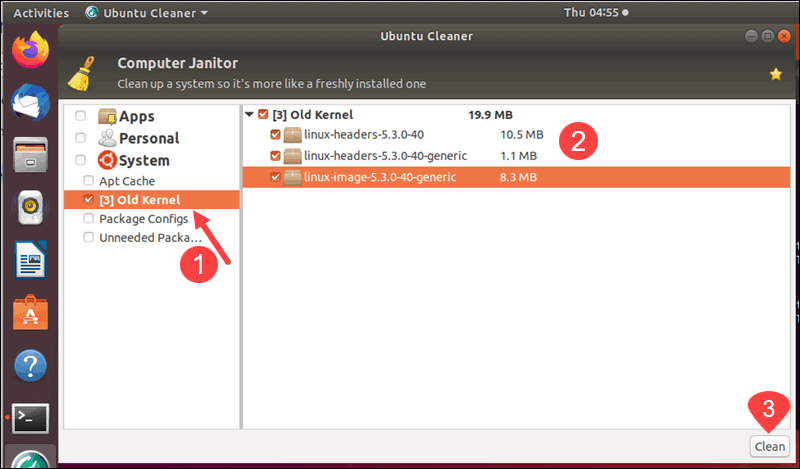 установить старое ядро ​​ubuntu