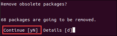 Remove obsolete packages during the upgrading