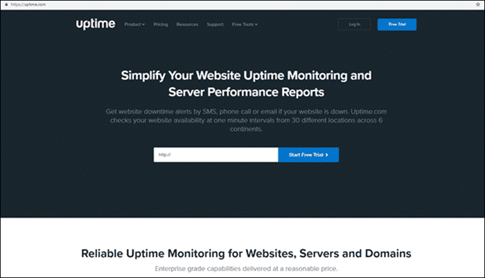 uptime monitoring tool