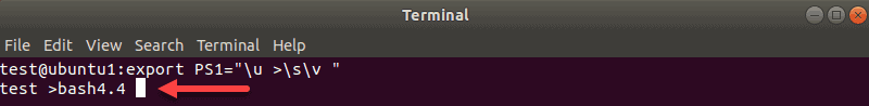 Show username and bash version in the terminal