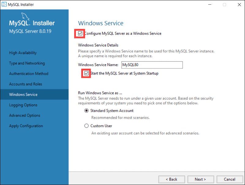 mysqldump windows install