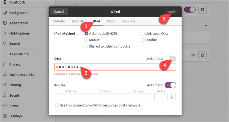 How to Set DNS Nameserver on Ubuntu 20.04