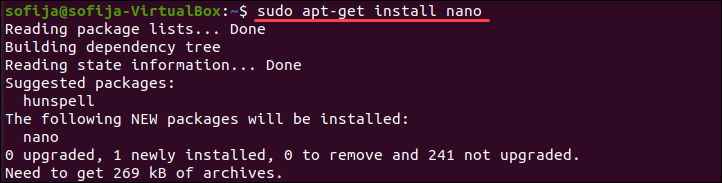 aptget install