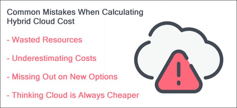 How to Calculate Hybrid Cloud Cost {And Avoid Overspending)