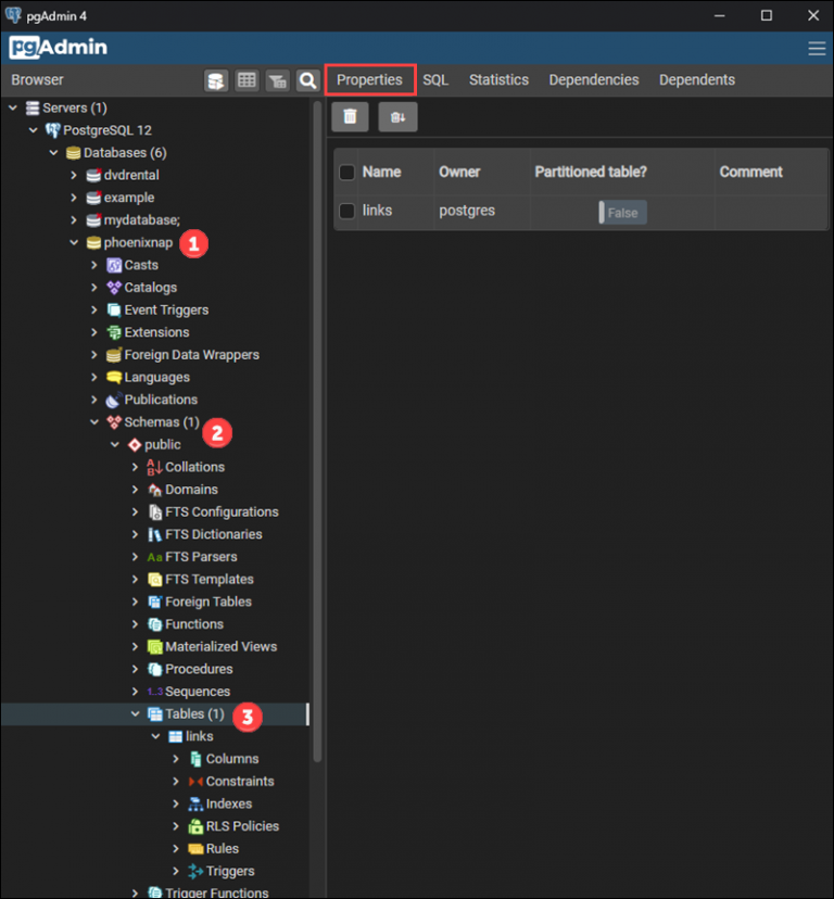 postgres list functions owner