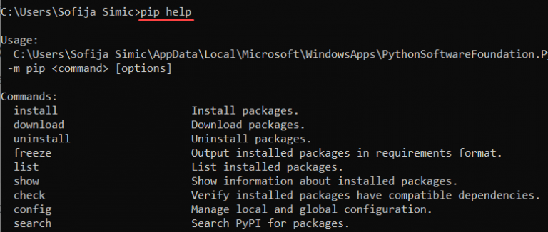 install pip3 windows
