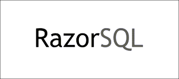 The RazorSQL database management system.