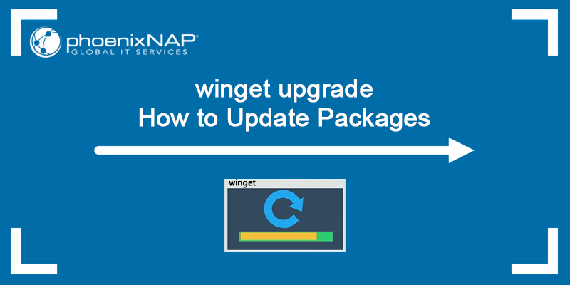 How to update packages using winget upgrade?