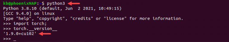 How to Check PyTorch Version {3 Methods} | phoenixNAP KB