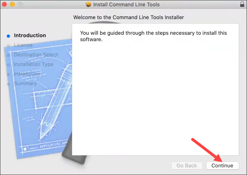 Install Xcode on macOS - step 1.