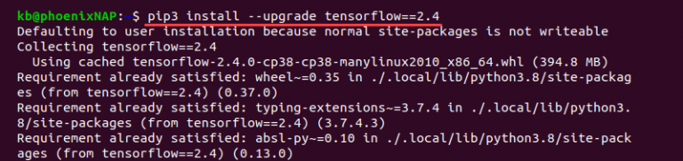 How to Upgrade or Downgrade TensorFlow | phoenixNAP KB