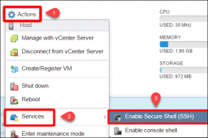How to Enable SSH on VMware ESXi | phoenixNAP KB