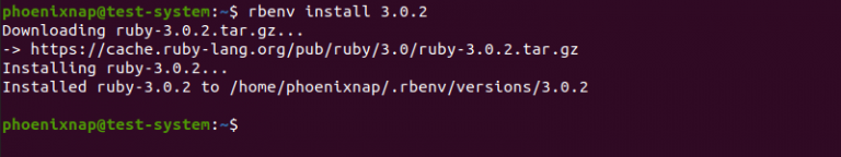 Как узнать версию ruby ubuntu