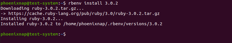 Installing Ruby using Rbenv