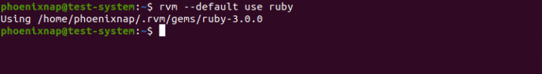 Как узнать версию ruby ubuntu