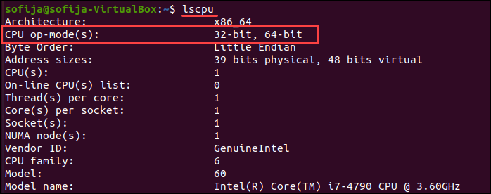 Verify Ubuntu 32-bit or 64-bit system before installing Wine.