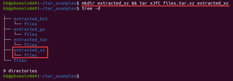 Tar Command In Linux With Examples | PhoenixNAP KB