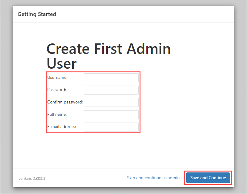 Adding a new administrator user