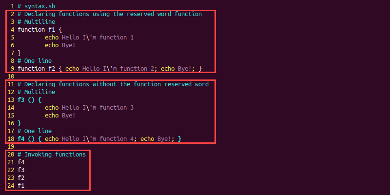 Bash Function How To Use It Variables Arguments Return