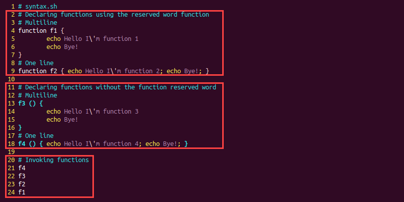 Bash Function How To Use It Variables Arguments Return 