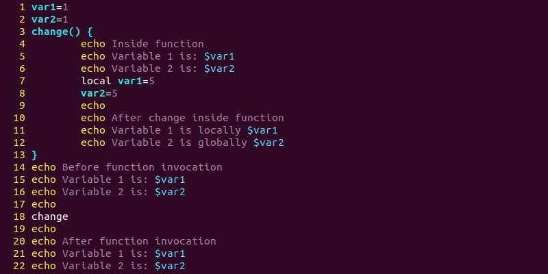 Bash Function How To Use It Variables Arguments Return