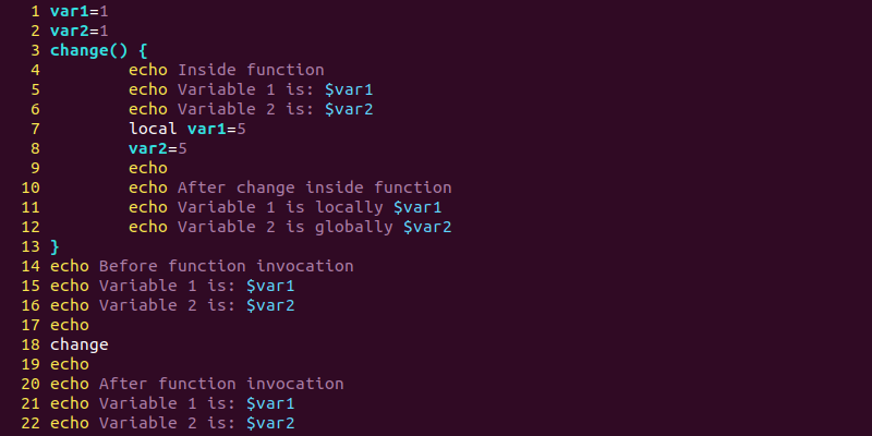 Bash Function How To Use It Variables Arguments Return 